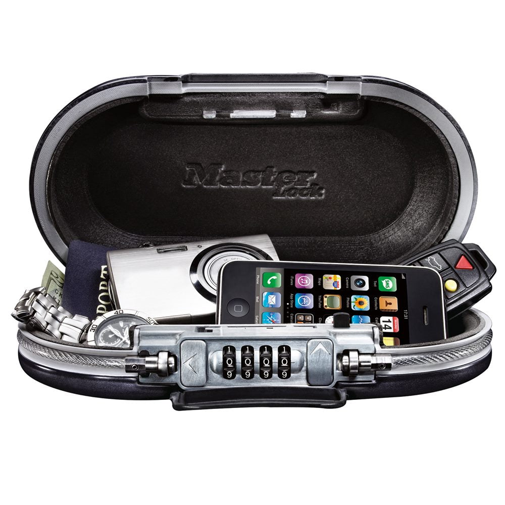 Master Lock 5900D SafeSpace Portable Personal Safe – Travel Security Lock Box