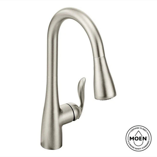 Moen 7594C Arbor One-Handle Pulldown Kitchen Faucet – Chrome
