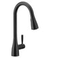 Moen 87260BL Matte Black Doherty Black 1-Handle Kitchen Faucet