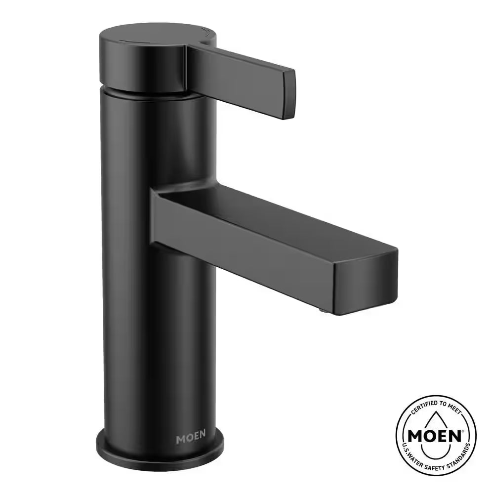 Moen Beric Single-Handle Bathroom Faucet – Matte Black (84774BL)
