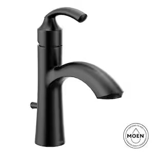 Moen Dartmoor Single-Handle Bathroom Faucet – Matte Black (6803BL)