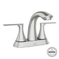 Moen Findlay 2‑Handle Centerset Bathroom Faucet – Spot Resist Brushed Nickel
