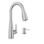 Moen Haelyn 87627SRS Chrome One-Handle High Arc Pulldown Kitchen Faucet