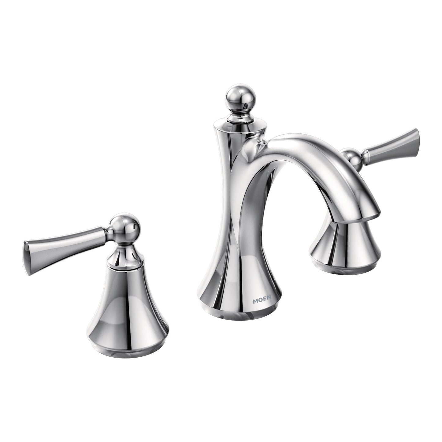 Moen Wynford 2-Handle Widespread Bathroom Faucet Trim – Chrome (T4520)