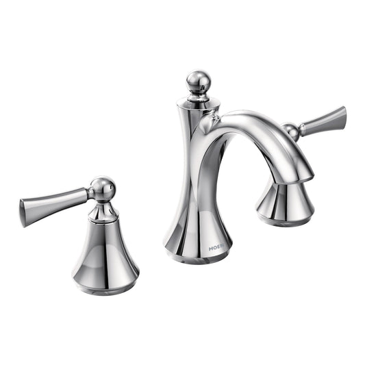 Moen Wynford 2-Handle Widespread Bathroom Faucet Trim – Chrome (T4520)